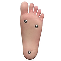 ボルト露出の足裏